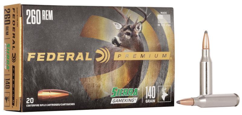 Federal Premium 260 REM 140gr Sierra GameKing