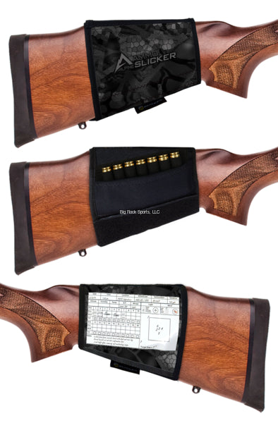 Alpine Innovations Ammo Slicker Lg. Cal / Dp Sheet Ammo Holder For Butt Stock 7 Rnd. /10 Rd .Vanish Shadow