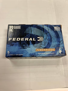 Federal PowerShok 12 GA 2 3/4”, 4Buck, 1325FPS