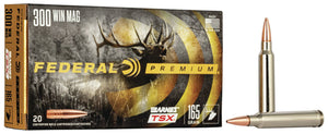 Federal Premium 300 WIN MAG 165GR. BARNES TSX