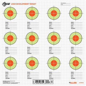 EZ AIM Load Development Target 25 PCS