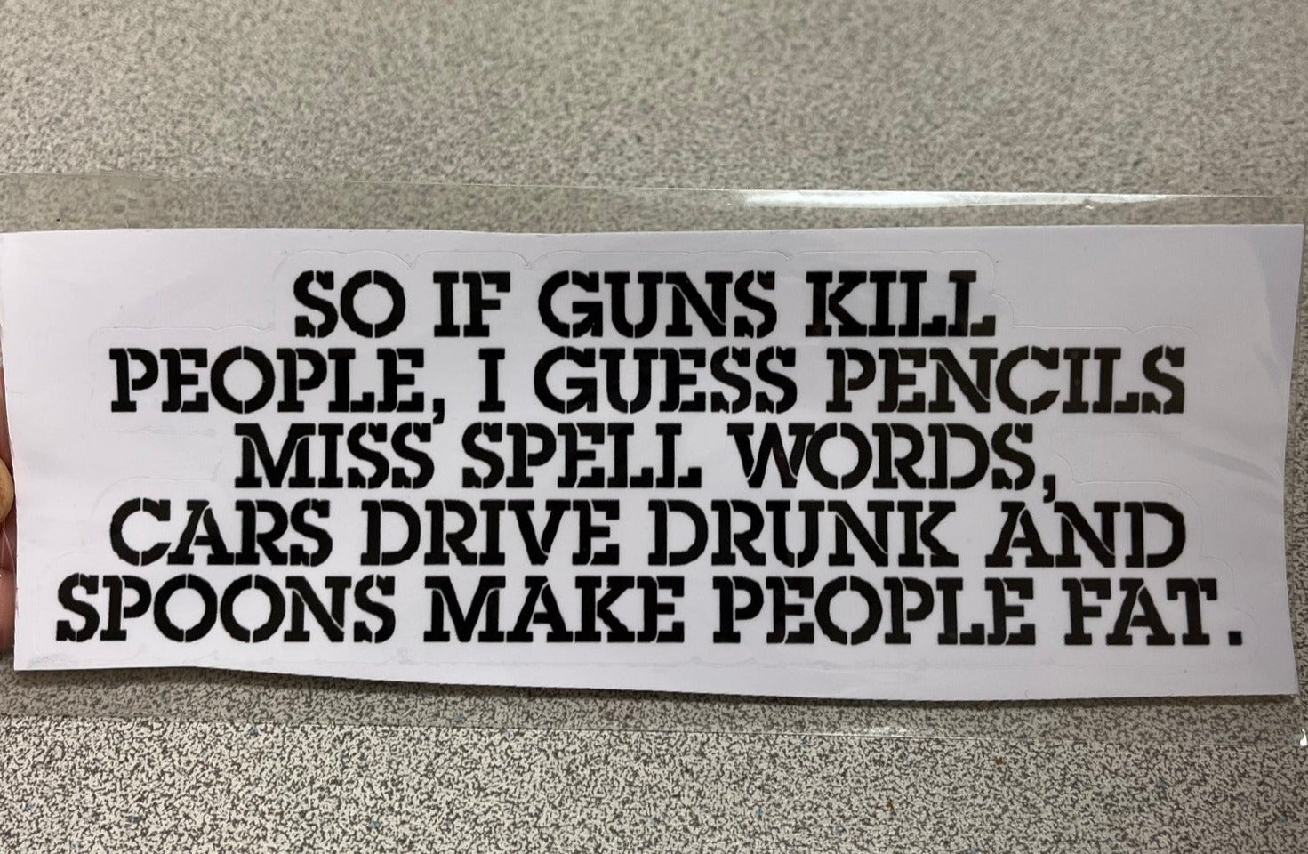 Gun Sticker