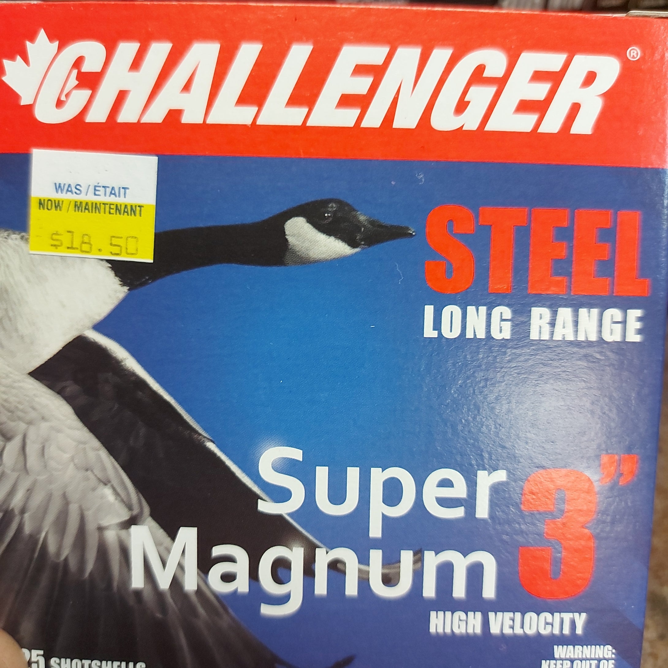 12 Ga Challenger steel #2 long-range super magnum  25 shells