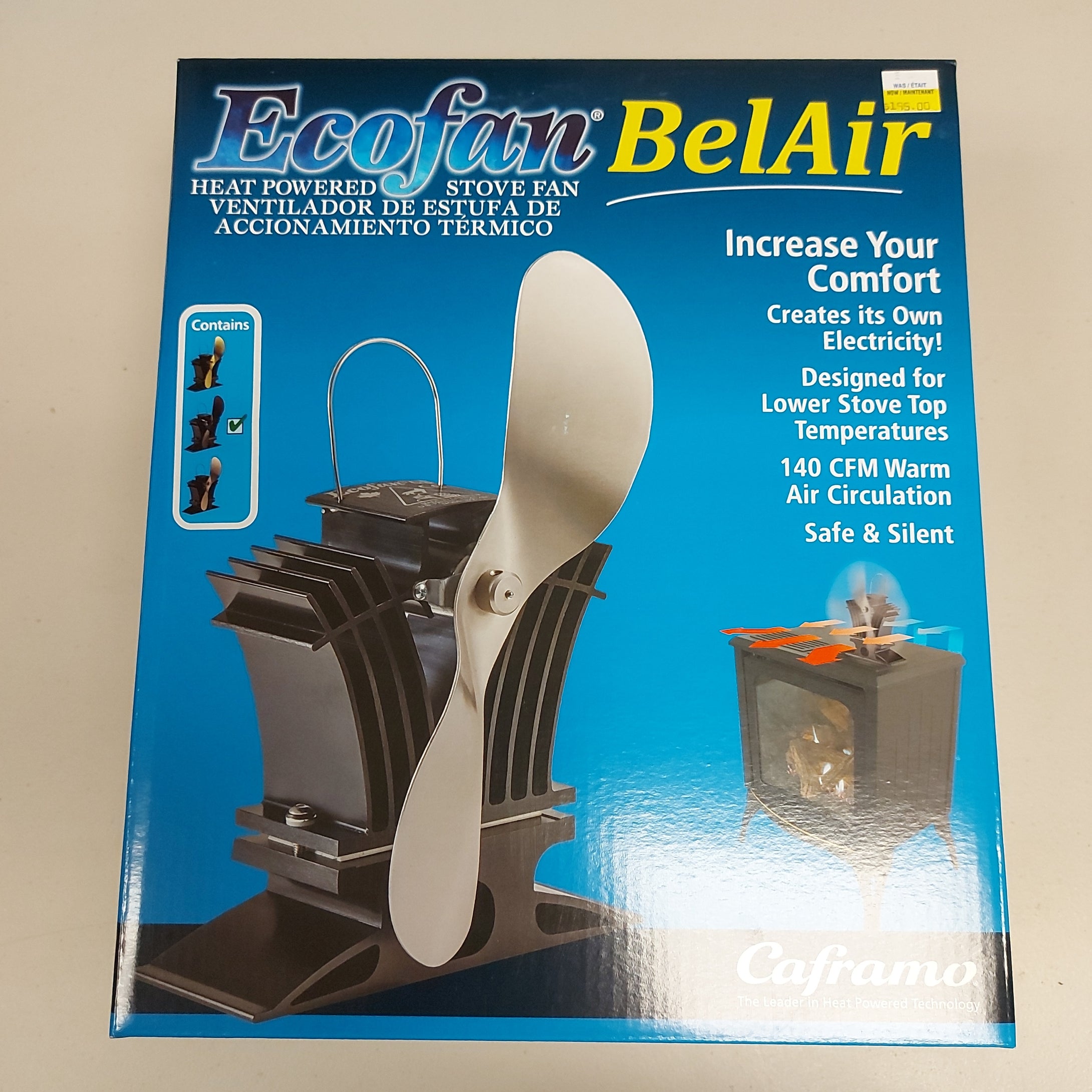 Ecofan bel-air black blade