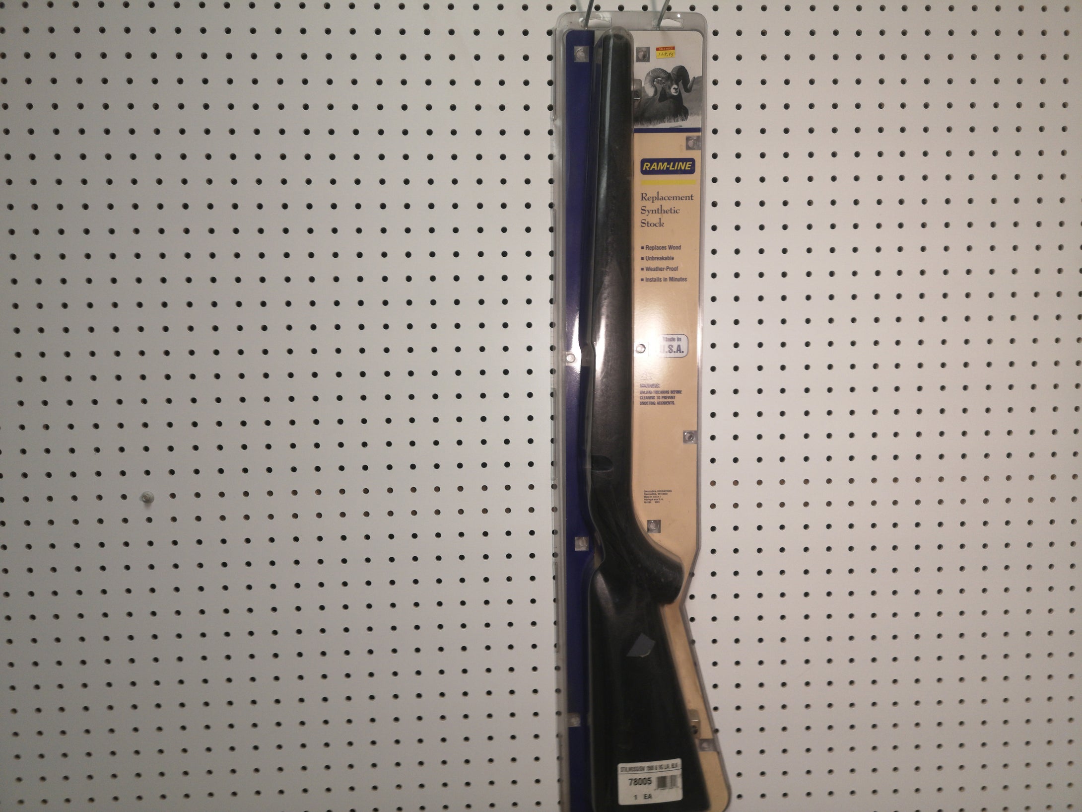 Ram-Line Synthetic Replacement Stock, Moss/SW 1500 & VG, L/A, BLK