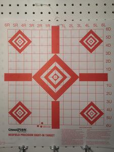 Champion Redfield Precision Sight-in Targets Package of 10