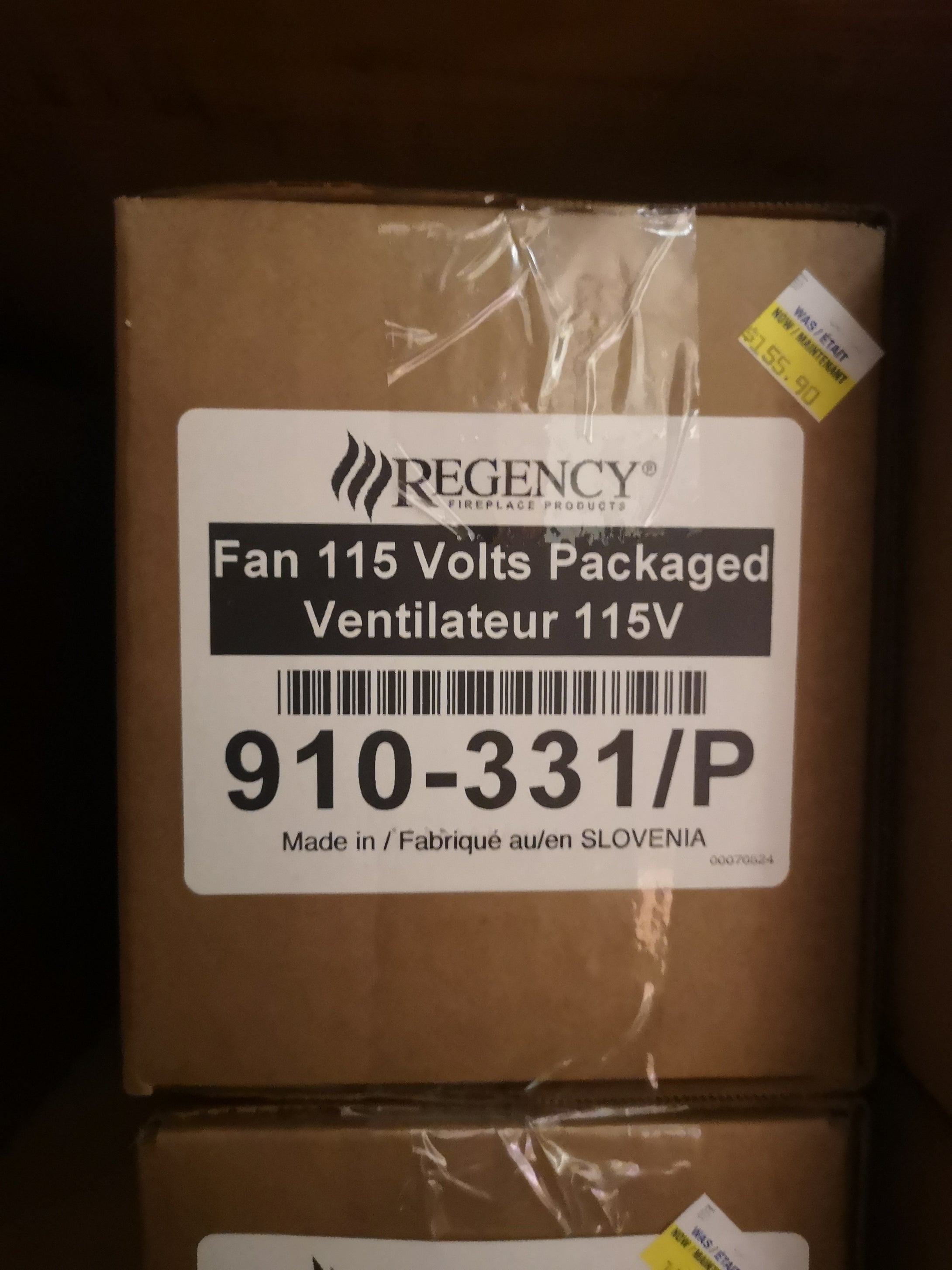 Regency 115 Volts Packaged fan 115V
