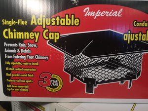 Imperial Single-Flue Adjustable Chimney Cap