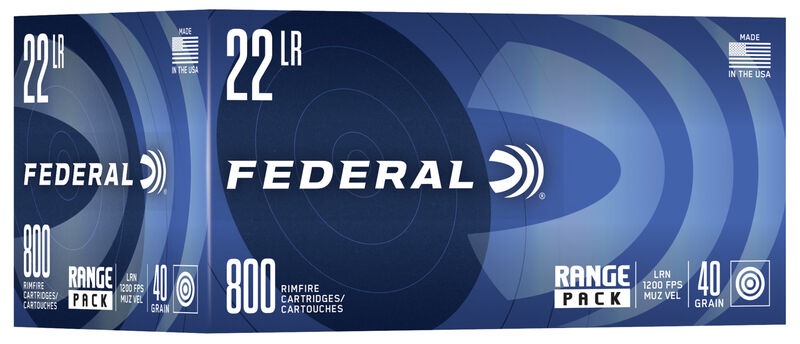 Federal 22 LR - 40 Grain Range Pack - 800 Rounds