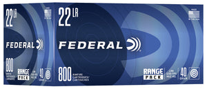 Federal 22 LR - 40 Grain Range Pack - 800 Rounds
