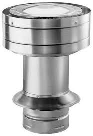 4" X 6" Duravent Pro Low-Profile Vertical Termination Cap (aluminum)