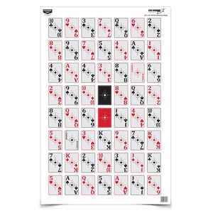 EZE-SCORER Targets 52-Card Shoot Up QTY: 5